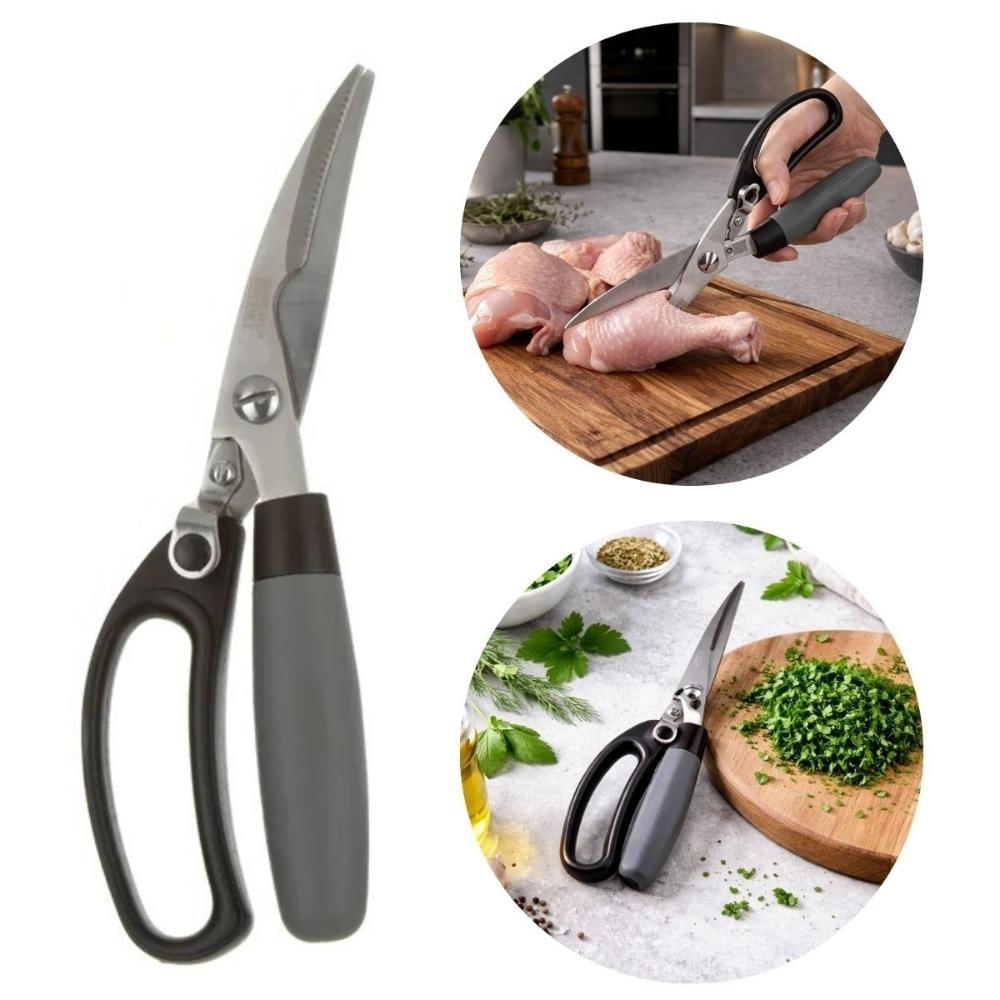 Tesoura de Cozinha Multifuncional Frango Ervas Trinchante