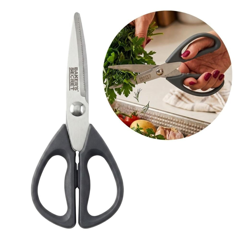 Tesoura de Cozinha Para Ervas Talos Aço Inox Picar Utensílio