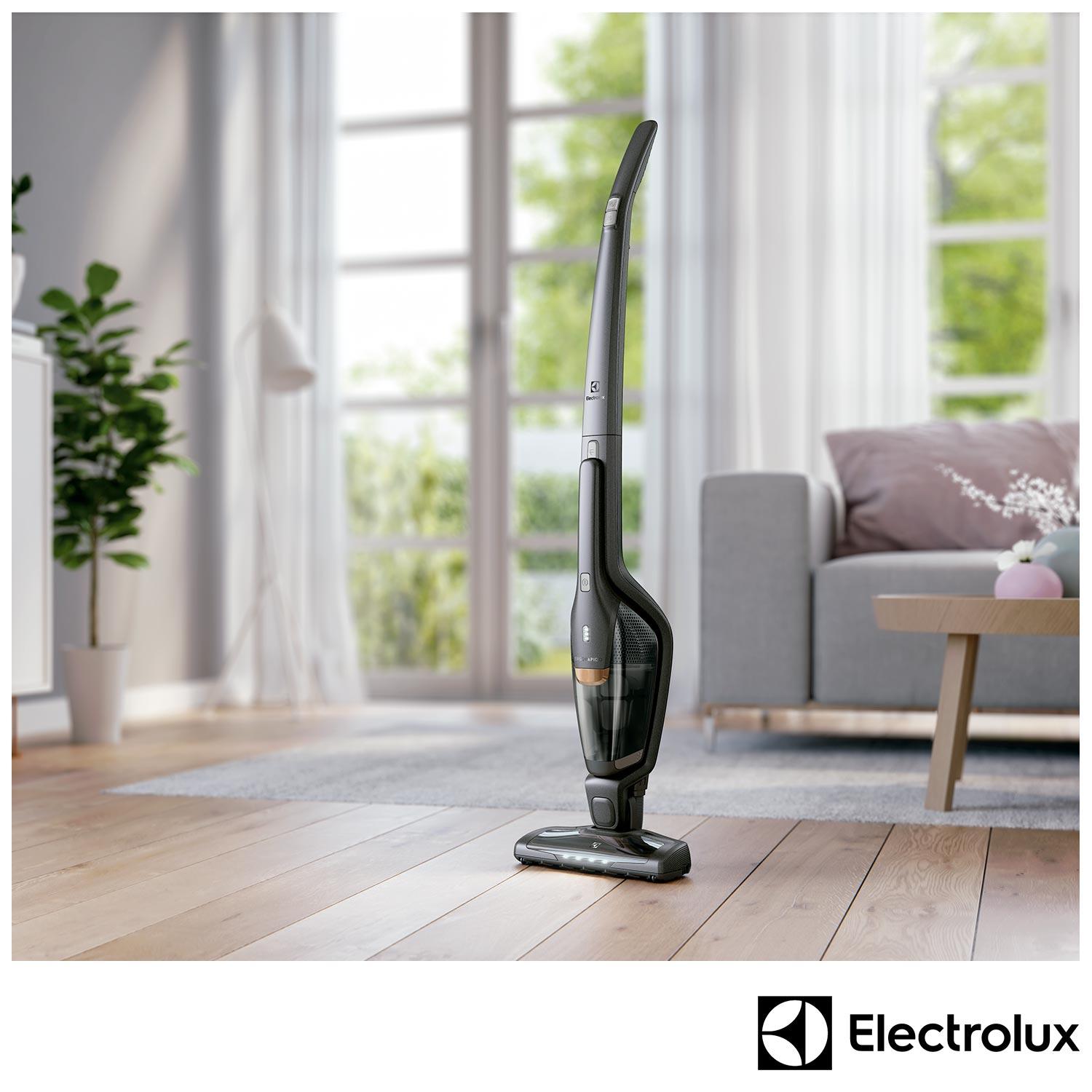 Aspirador de Pó Vertical 2 em 1 Electrolux Ergorapido Capacidade de 0,4 Litros Filtro - ERG24C
