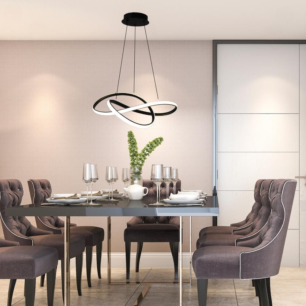 Luminaria Pendente de LED Curve Preto