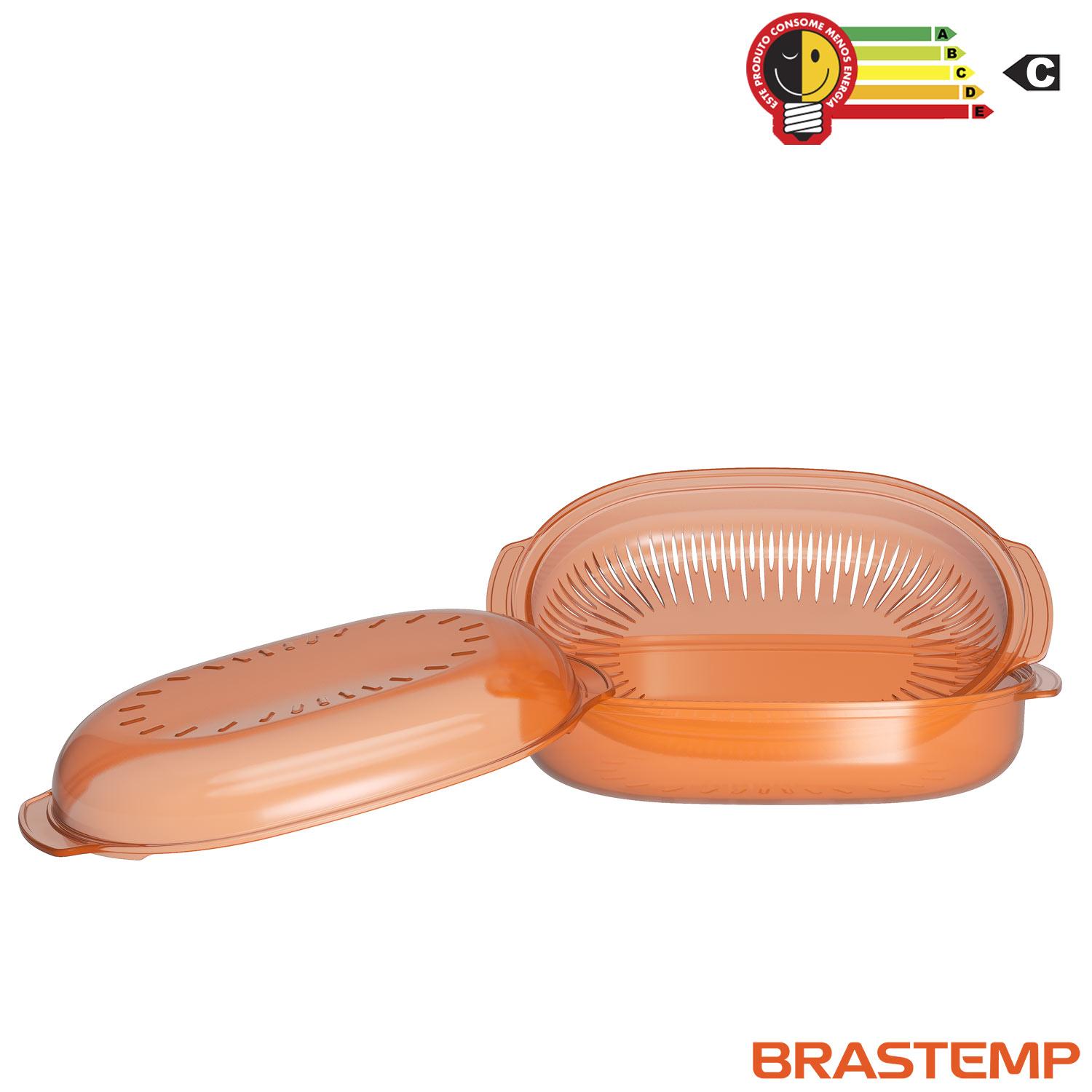 Micro-ondas de Embutir Brastemp com 40 Litros de Capacidade e Grill Inox - BMO40AR