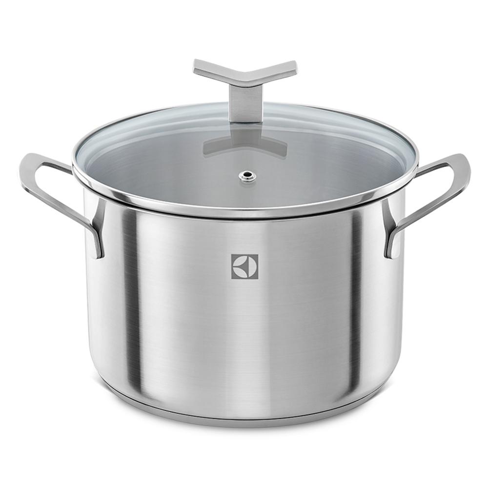 Conjunto de Panelas em Aço Inox com 05 Peças - Electrolux