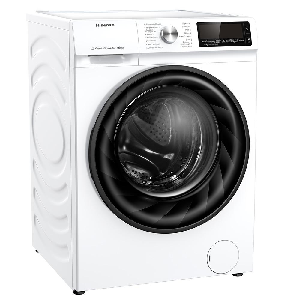 Lava & Seca Hisense Steam Branca com 13 Programas de Lavagem - WD5Q1342BW