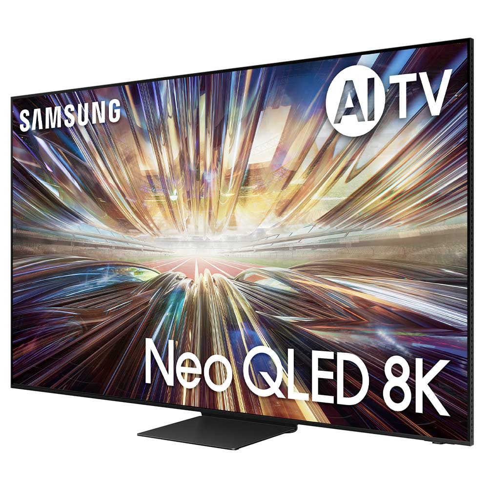 Smart TV Samsung AI Big Neo QLED 8K 75" Polegadas 75QN800D 2024, Processador com AI e Alexa Built-in