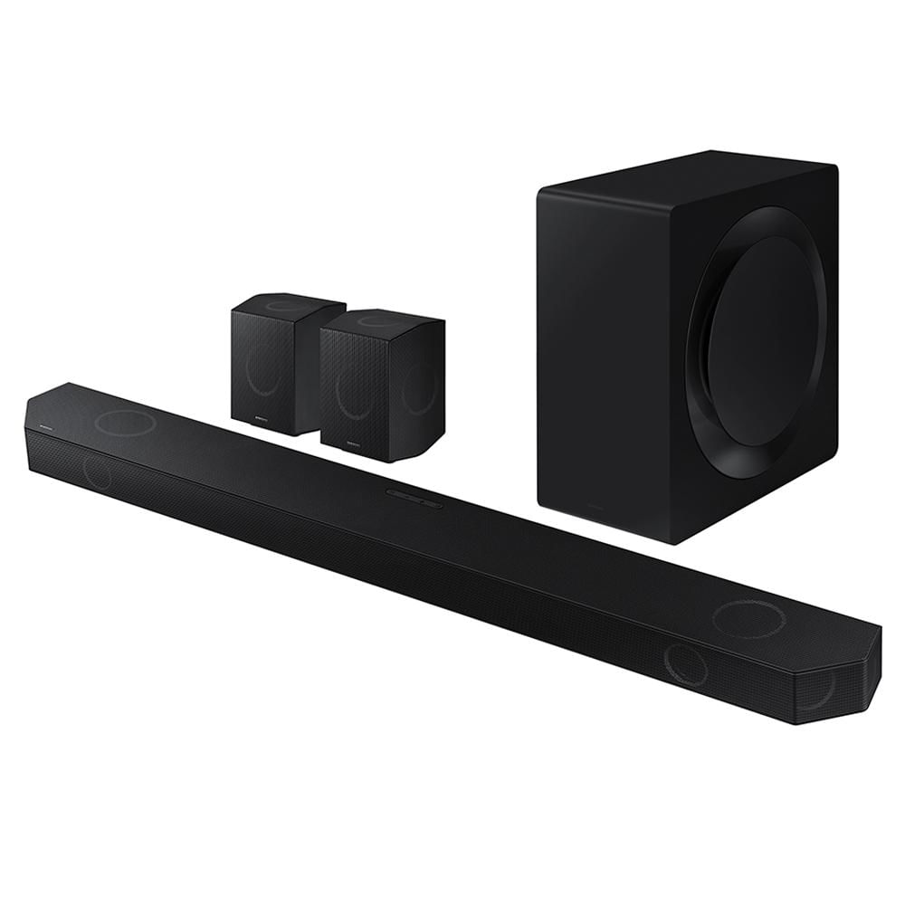 Soundbar Samsung com 11.1.4 Canais, Wireless Dolby Atmos, Alexa Integrado e 656W - HW-Q990D