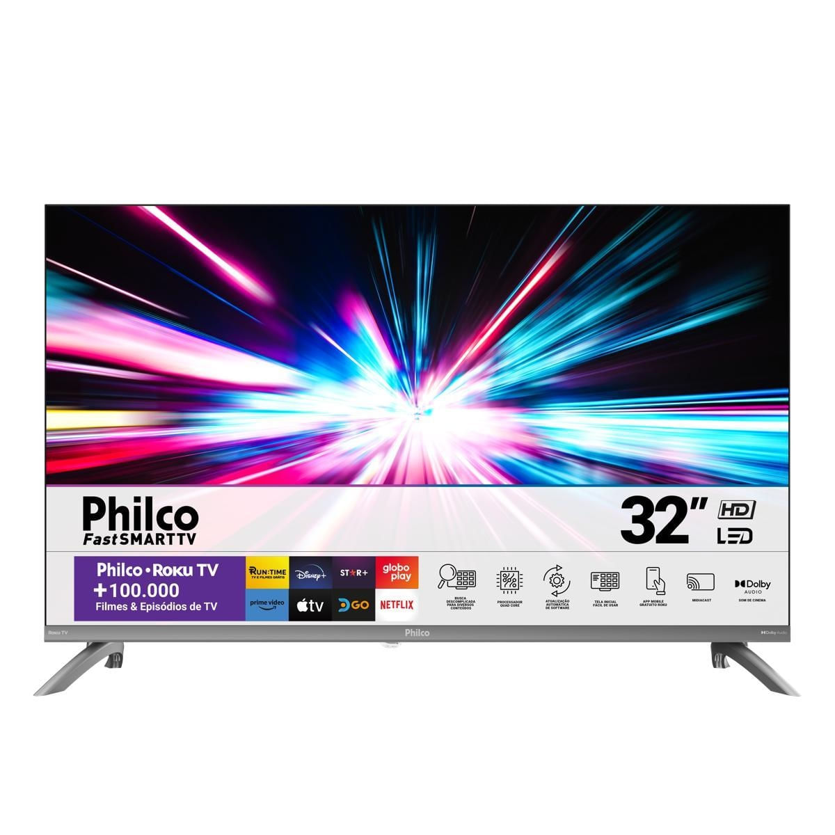 Smart TV 32" Philco LED HD Roku P32CRA