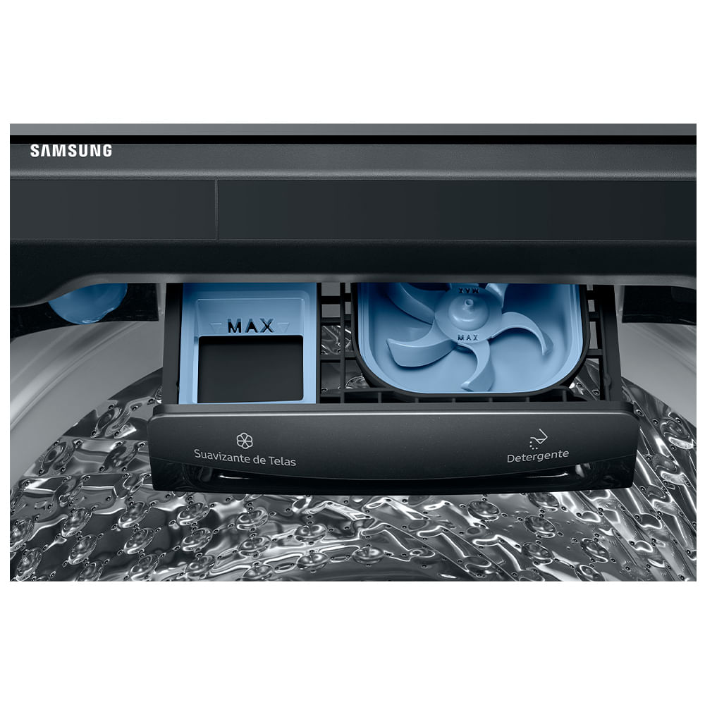 Lavadora de Roupas Samsung 23 Kg Digital Inverter Black  com 12 Programas de Lavagem - WA23B8377GV