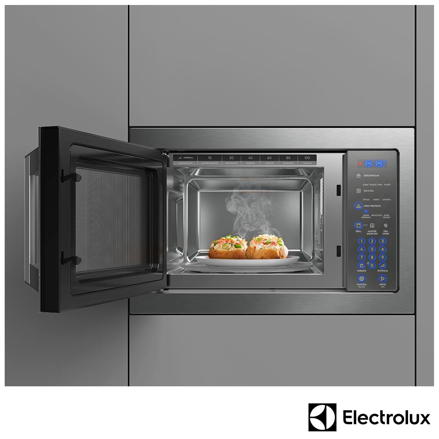 Micro-ondas Electrolux 34L Inox Home Pro (MX43T)