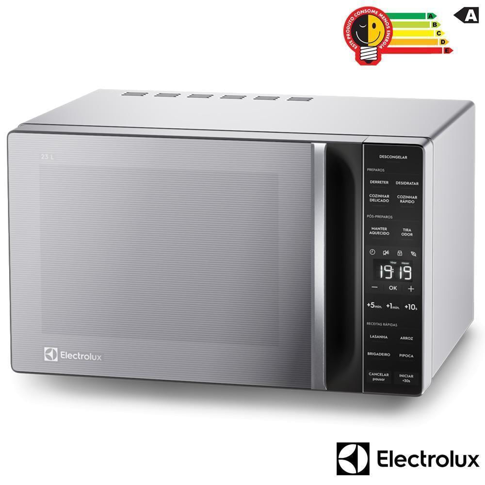 Micro-ondas Electrolux Efficient 23 Litros de Capacidade Prata - ME23S