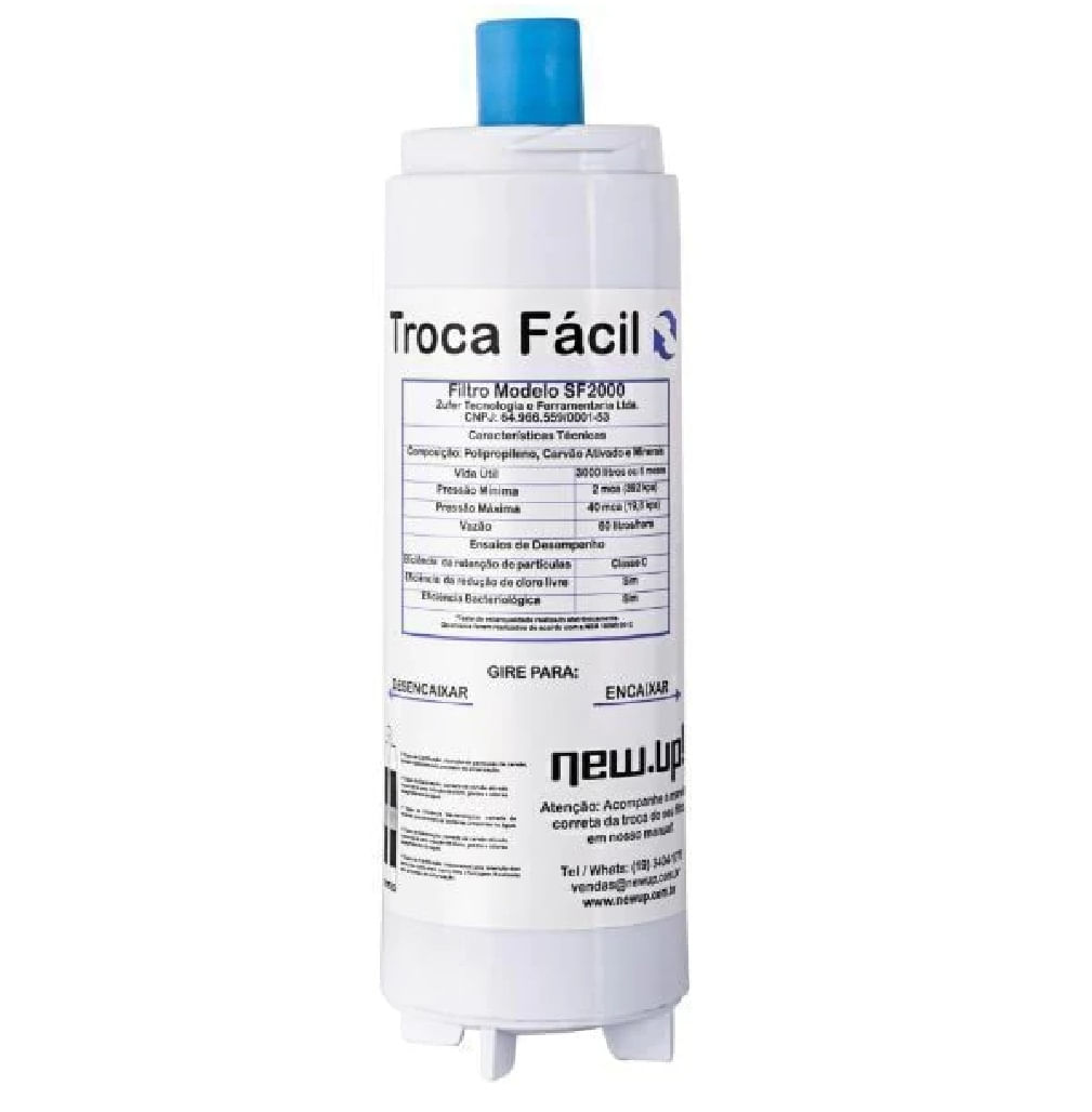 FILTRO TROCA FACIL NEW UP MELT BLOWN SF2000 20CM VPC056S