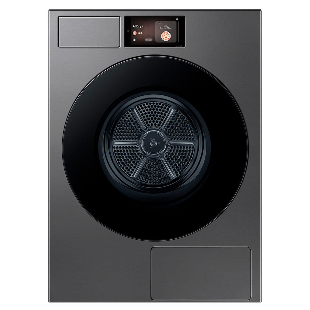 Secadora de Roupas Samsung 20Kg Bespoke AI Laundry Heat Pump Preta com 06 Programas de Secagem - DV90F