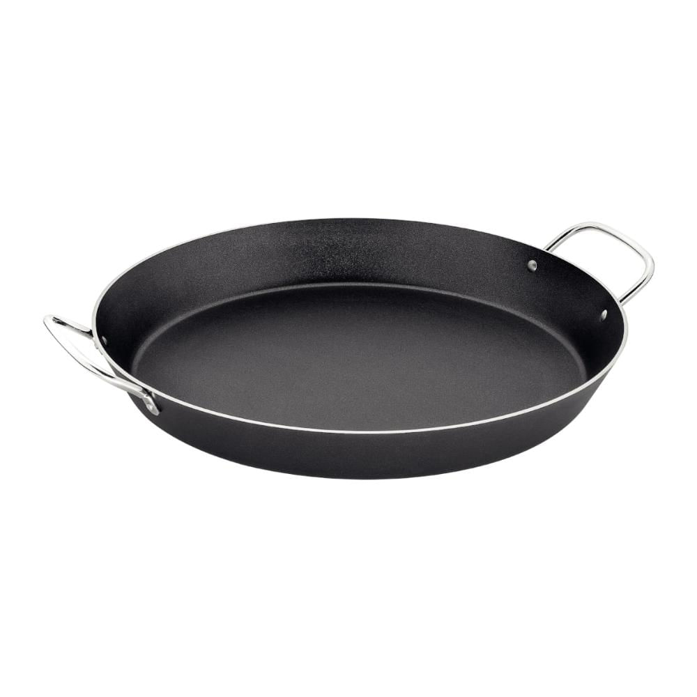 Paellera Tramontina Loreto 38cm 5,4L Alças Metálicas Antiaderente Grafite