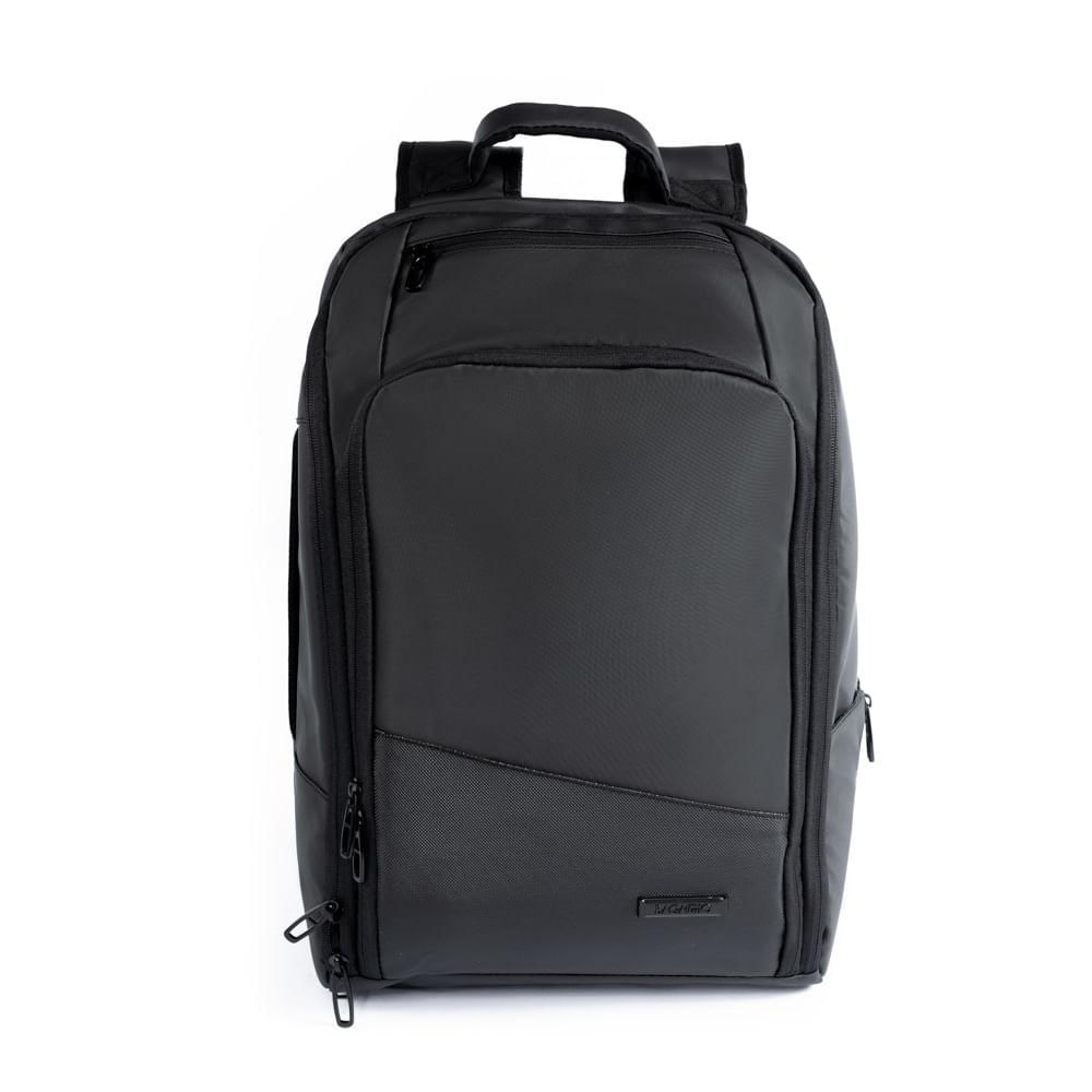 Mochila Masculina Executiva Notebook Advanced Grande Preta G / Preto