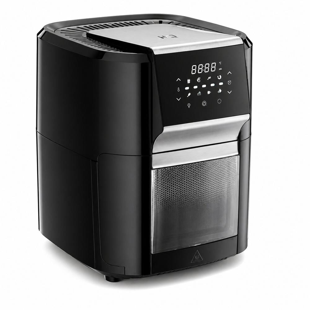Fritadeira Elétrica Air Fryer Oven HQ 12 Litros 1700W Digital Cesto Giratório Preta RA-015 127V