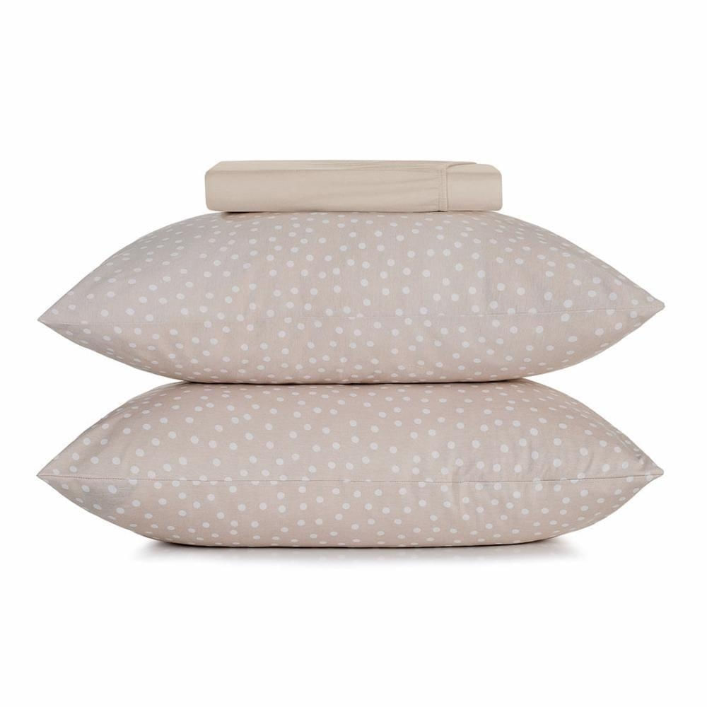 Jogo De Cama King 3 Peças Altenburg Malha Fio Penteado Bits Mocha