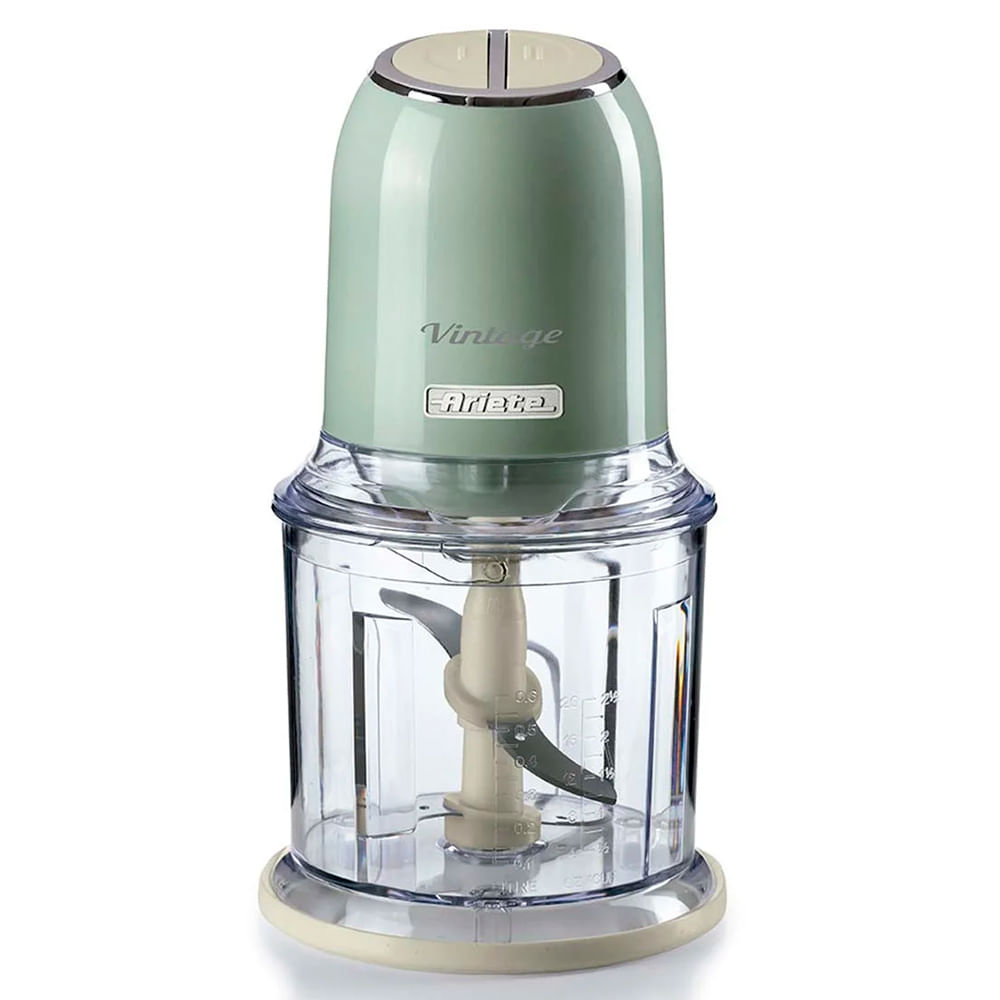 Processador de Alimentos Vintage Ariete com 02 Velocidades, Capacidade de 600 ml - 00C04380