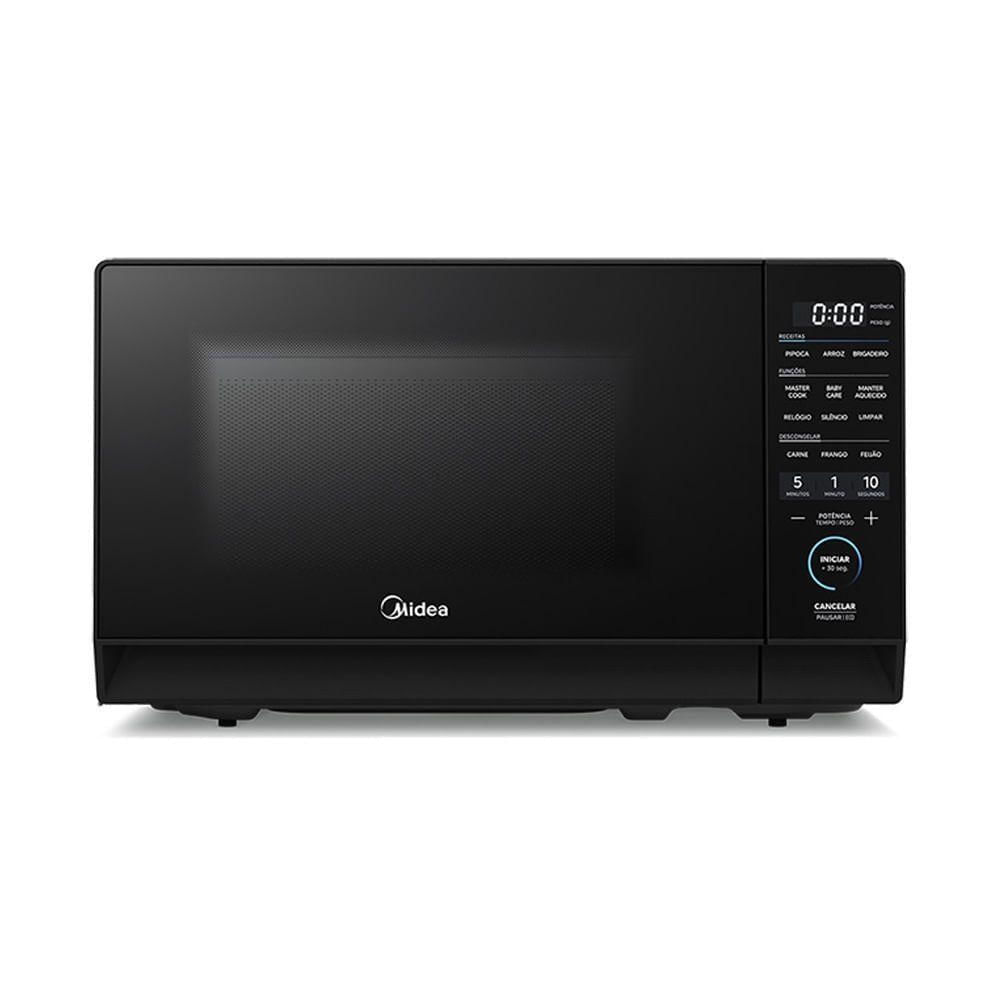 Micro-ondas de Bancada Midea MHP20P2 20L Mastercook com Funções Especiais Preto 220V