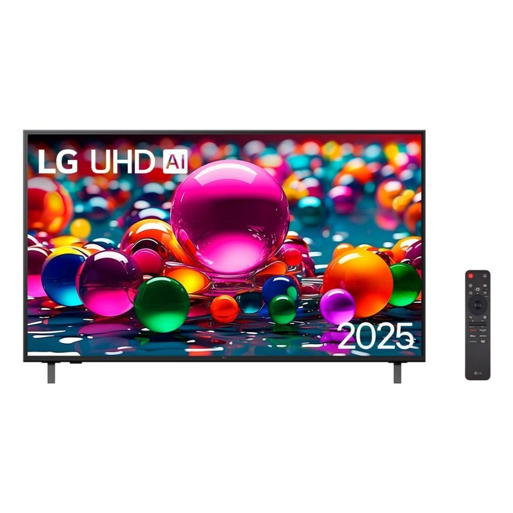 Smart TV LG Profissional 55 LED 4K UHD 55AU801C0SA ThinQ AI HDR10 AI Preto