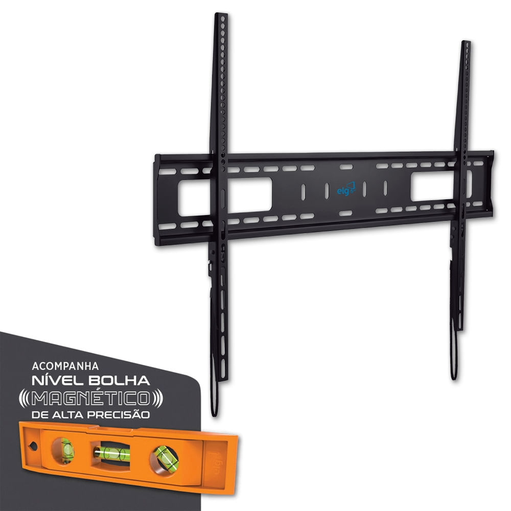 Suporte Fixo para TV ELG de 55 a 100, até 75kg com EasyLock – N01V8