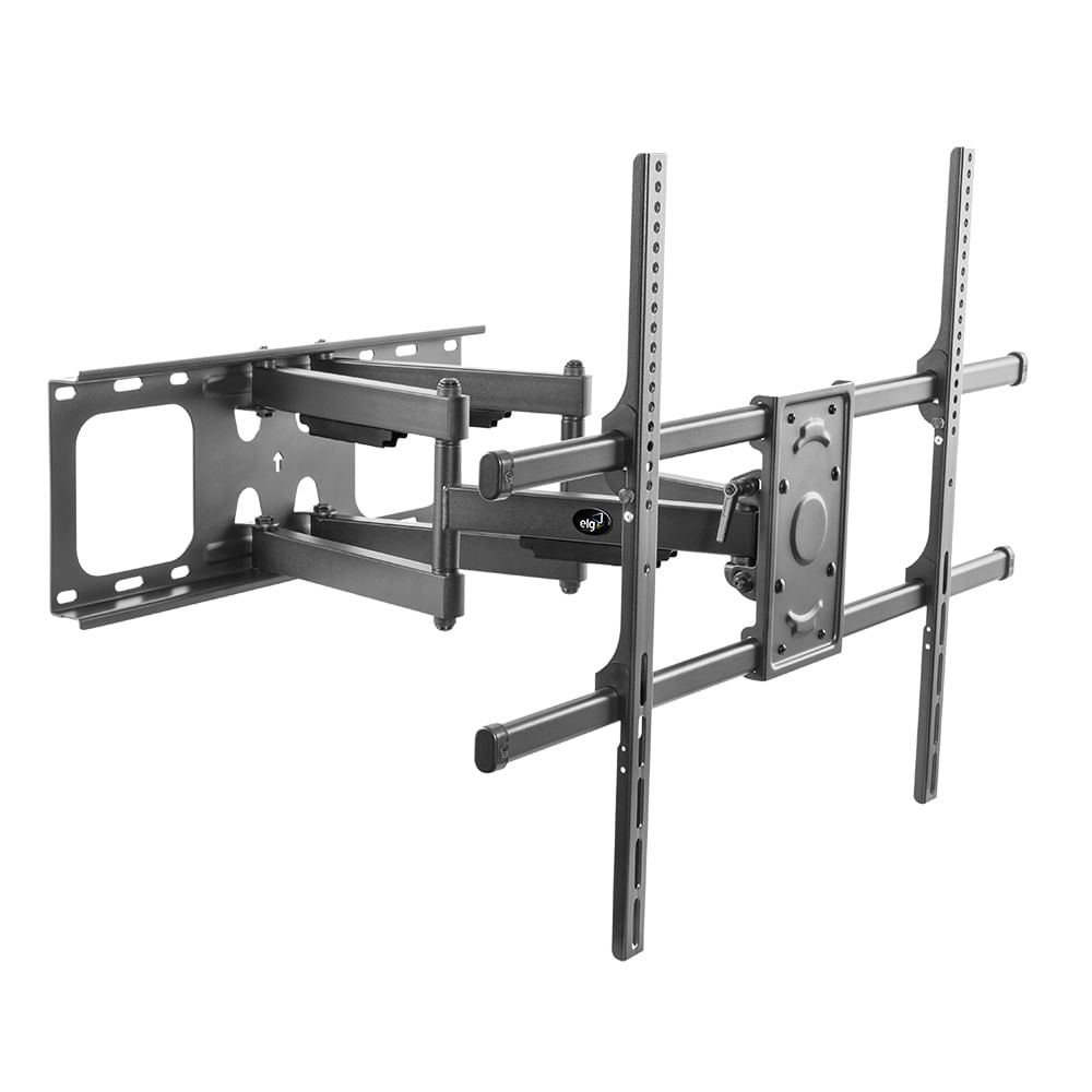 Suporte Articulado de Parede para TV, 55 a 90, Suporte Até 75kg, Distância Ajustável, Preto, A02V8XL, ELG