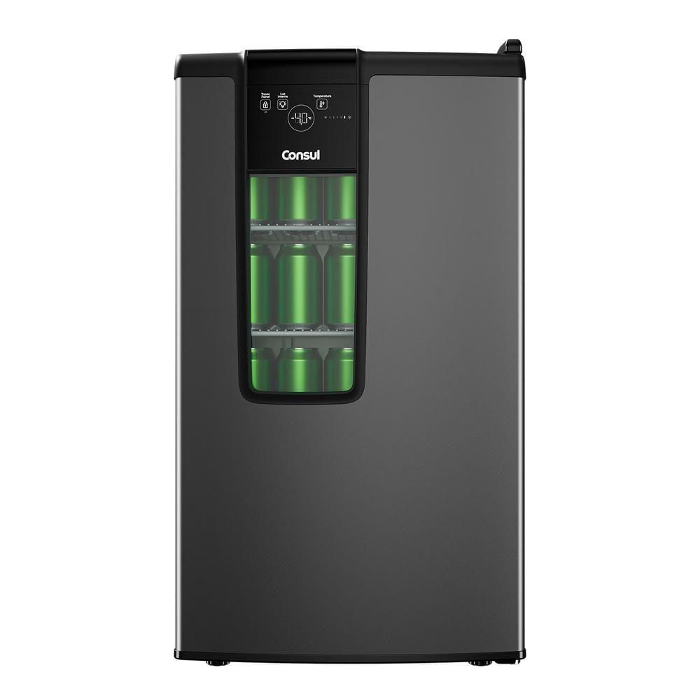 Cervejeira CZD12MT 83L Titanium 75 Latas Frost Free LED Consul 220V