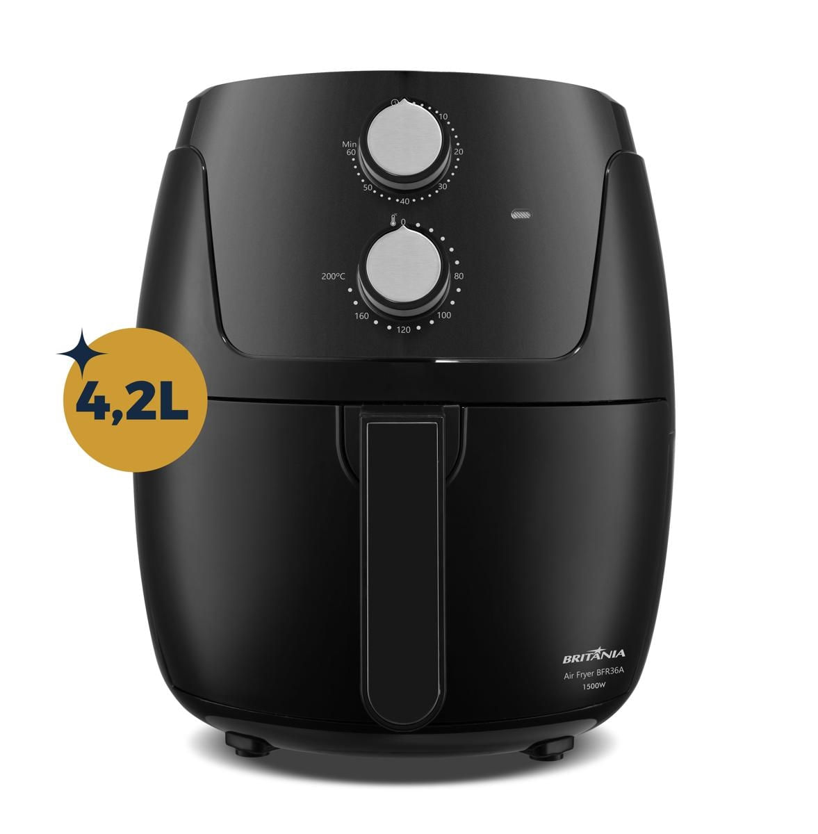 Air Fryer Britânia 4,2L Silverstone 1500W BFR36A