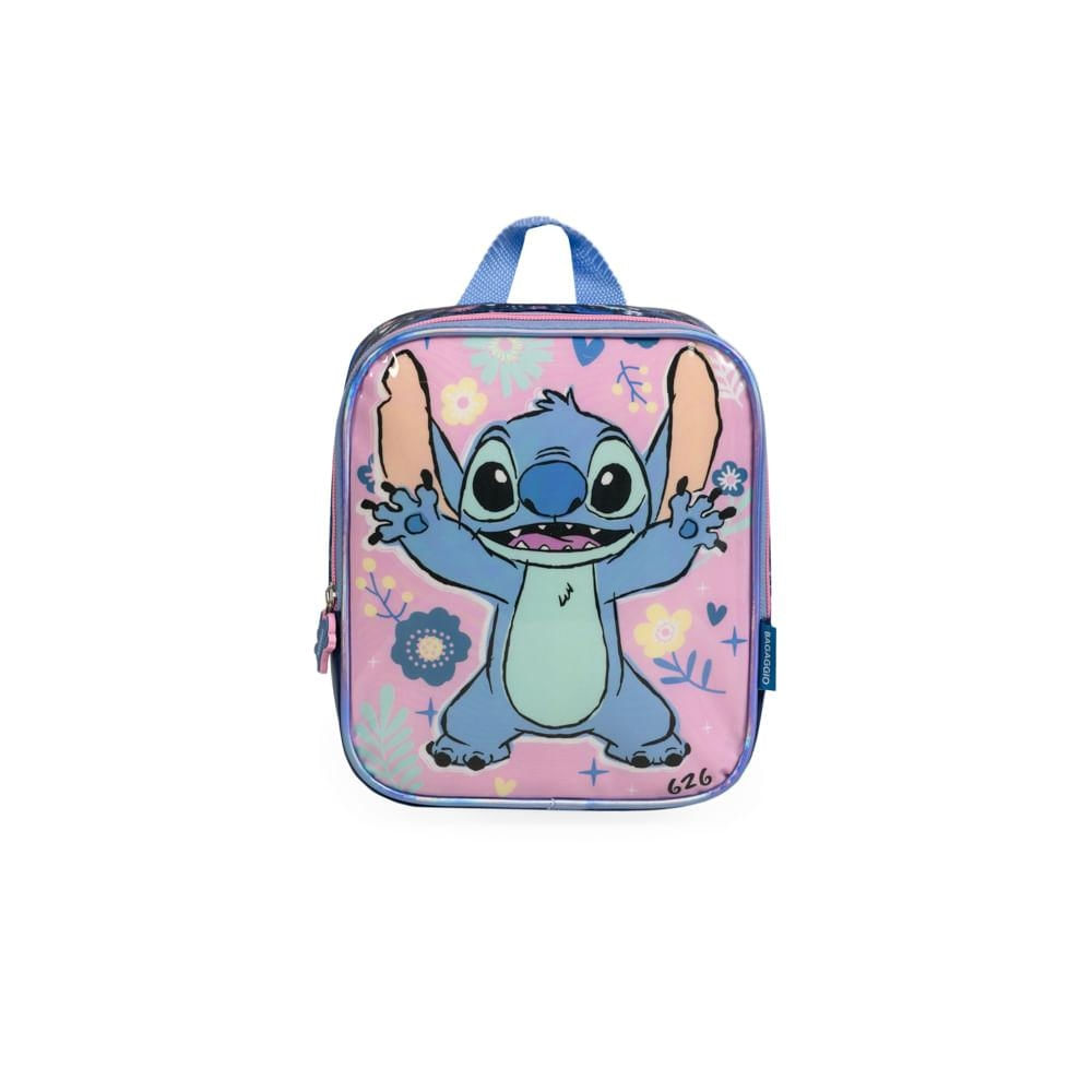 Lancheira Térmica Infantil Feminina Stitch Rosa U / Rosa
