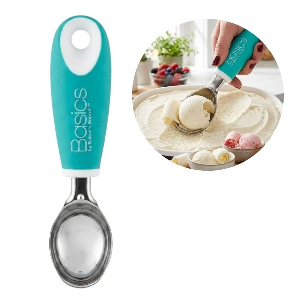 Colher Sorvete Açai Pegador Bola Concha Inox Baker's Secret