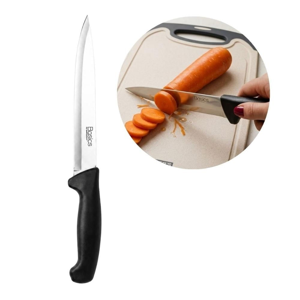 Faca do Chef 8" Cozinha Carne Multiuso Inox Baker's Secret