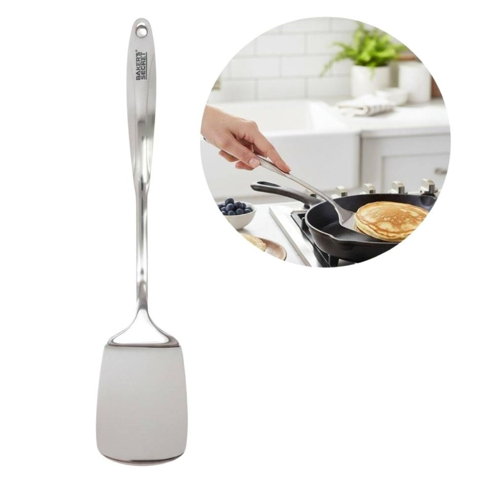 Espátula Turner em Aço Inox com Alça Cozinha 37cm Premium