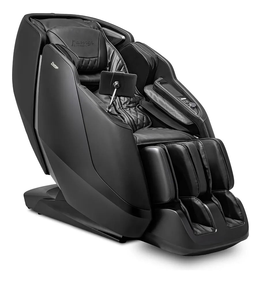 Poltrona De Massagem 3d Premium Aurora - Zero G - Preta Preta 127/220v