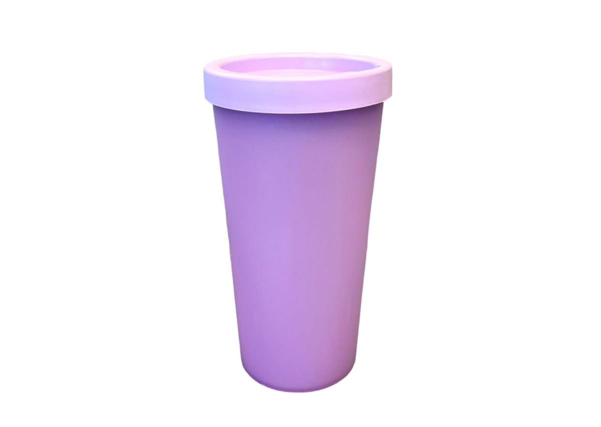 Copo C/ Tampa NUTRI 500ML Lilás