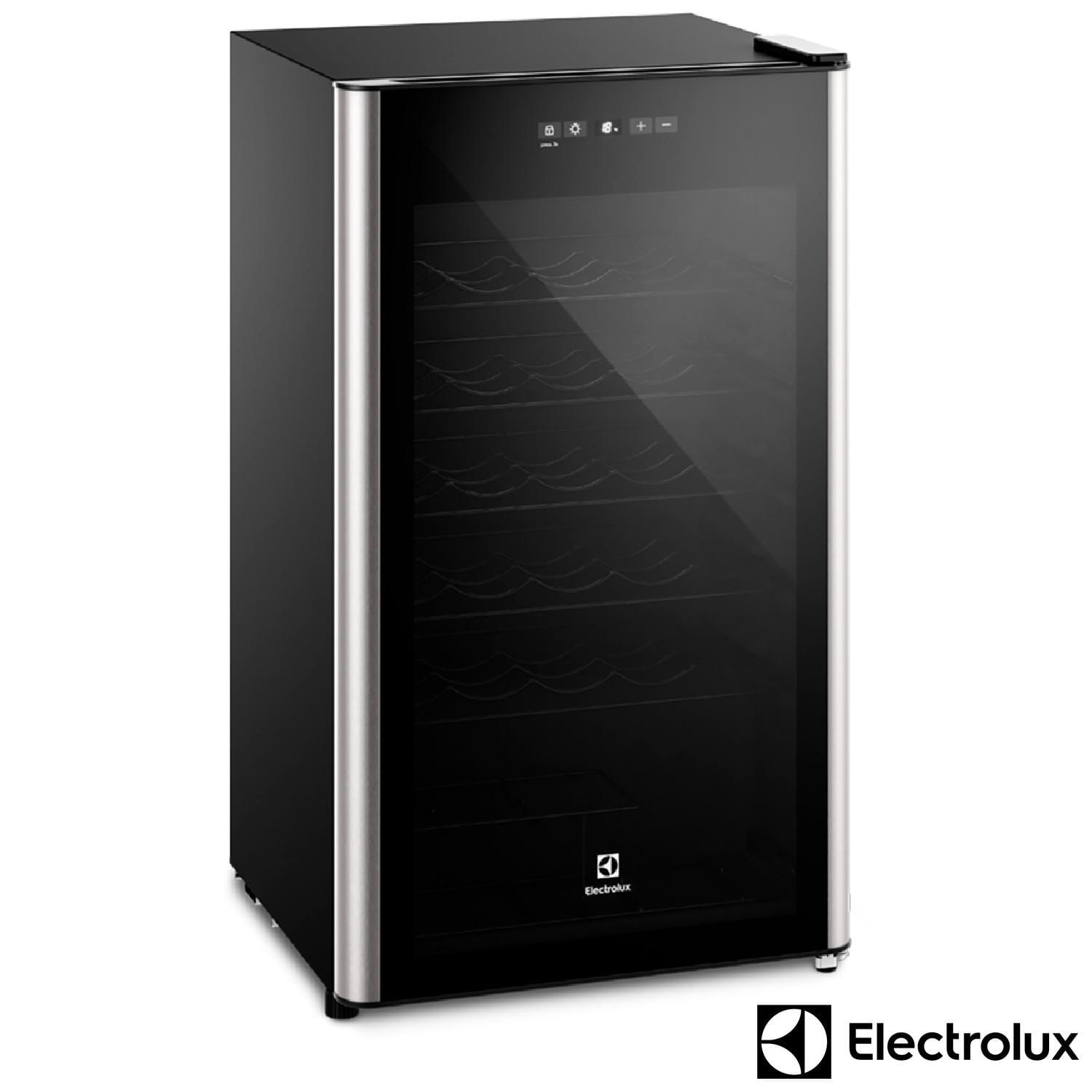 Adega Electrolux 34 Garrafas Uma Porta com Painel Digital WSF34