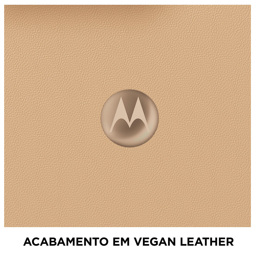 Smartphone Motorola Edge 50 Neo Latte - Vegan Leather, 256GB, Tela 6.4´´, Câmera Traseira 50 MP OIS + 13 MP + 10 MP