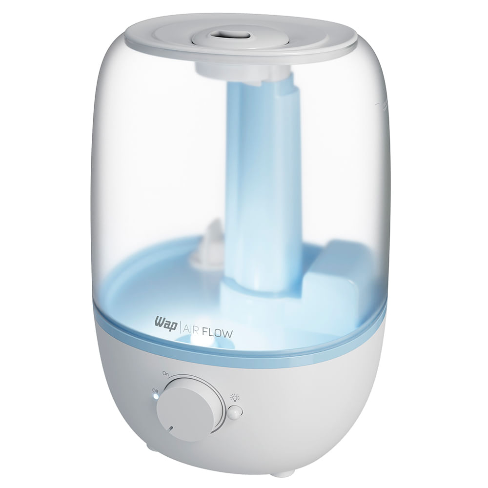Umidificador Aromatizador Luminária WAP AIR FLOW U2 com 2,3 Litros de Capacidade - FLOWU2