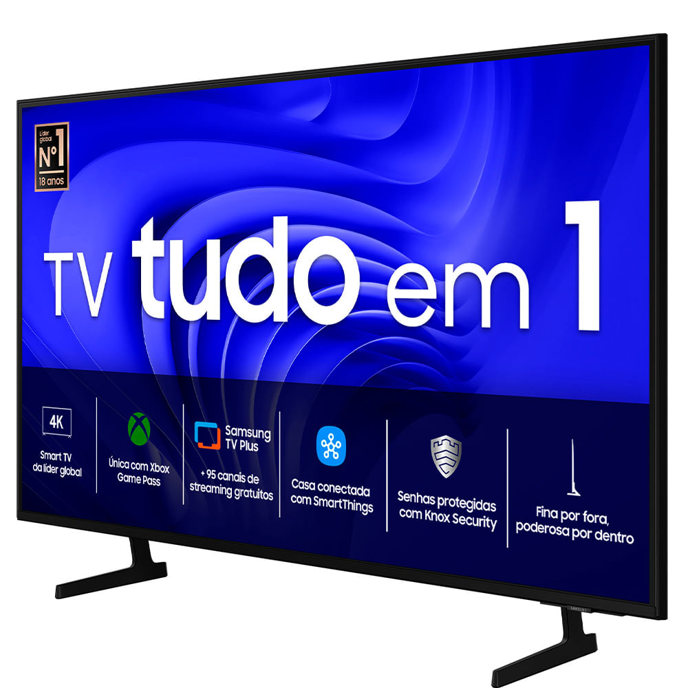 Samsung Smart TV 43" Polegadas UHD 4K 43DU7700 2024 - UN43DU7700GXZD