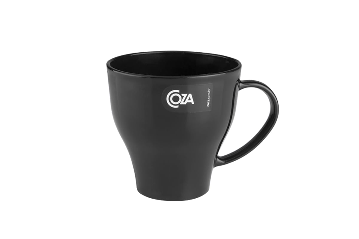 Caneca Viena Cozy 13 x 10 x 10 cm 400 ml Preto